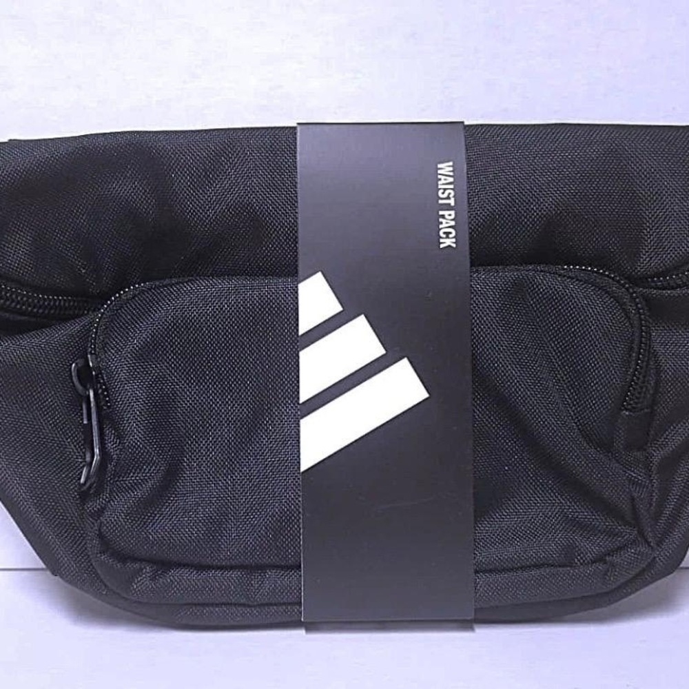 adidas Unisex Waist Pack Black Unisex New